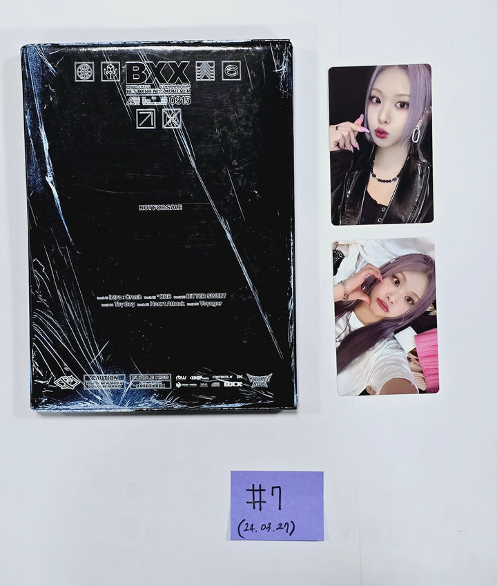 Kim Nam Joo "BAD", WENDY "Wish You Hell", PURPLE KISS "BXX" - Hand Autographed(Signed) Promo Album [24.3.27] - HALLYUSUPERSTORE