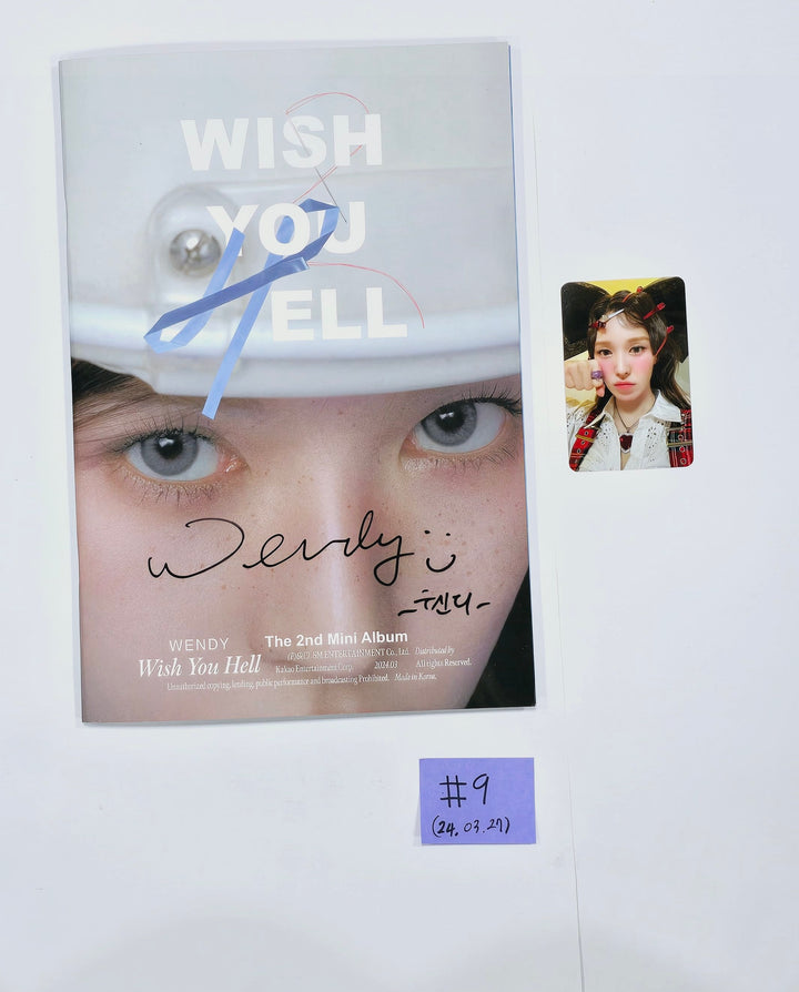 Kim Nam Joo "BAD", WENDY "Wish You Hell", PURPLE KISS "BXX" - Hand Autographed(Signed) Promo Album [24.3.27] - HALLYUSUPERSTORE