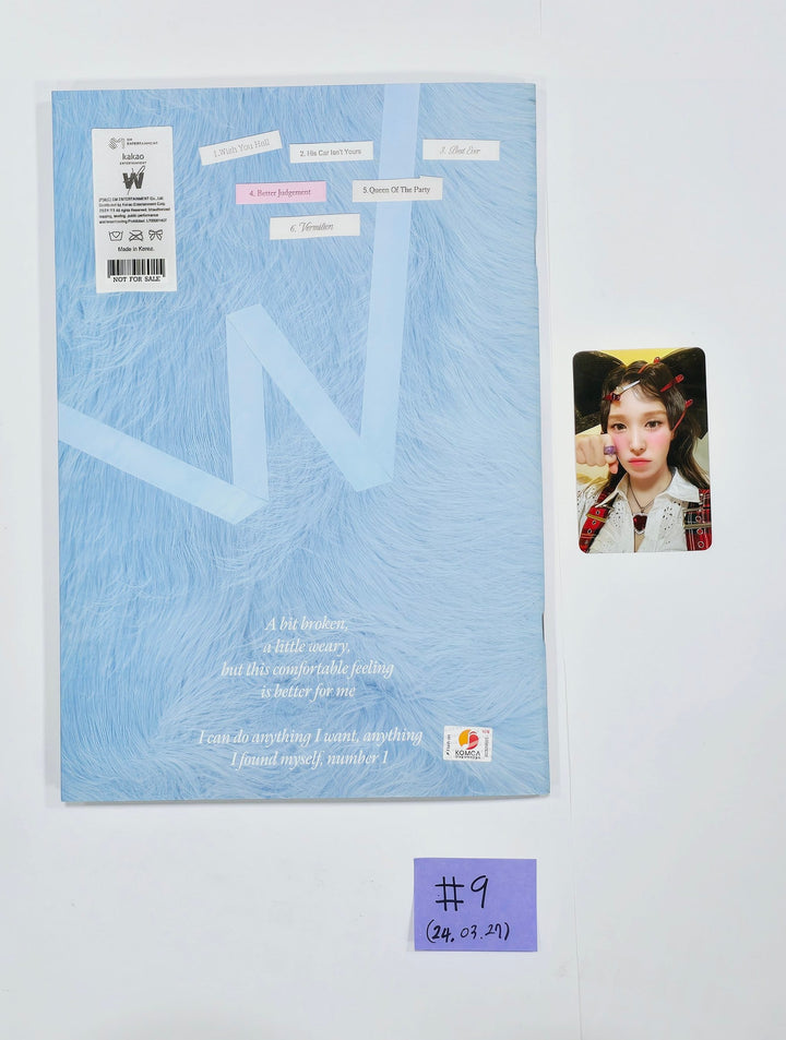 Kim Nam Joo "BAD", WENDY "Wish You Hell", PURPLE KISS "BXX" - Hand Autographed(Signed) Promo Album [24.3.27] - HALLYUSUPERSTORE