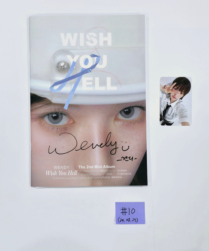 Kim Nam Joo "BAD", WENDY "Wish You Hell", PURPLE KISS "BXX" - Hand Autographed(Signed) Promo Album [24.3.27] - HALLYUSUPERSTORE