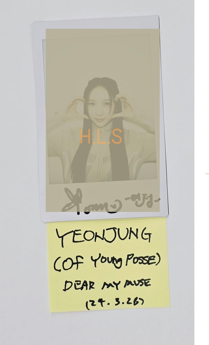 YOUNG POSSE "XXL"  - Hand Autographed(Signed) Polaroid [24.3.28] - HALLYUSUPERSTORE