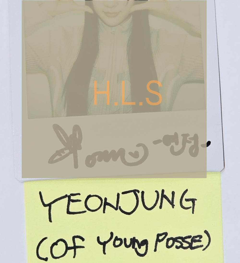 YOUNG POSSE "XXL"  - Hand Autographed(Signed) Polaroid [24.3.28] - HALLYUSUPERSTORE