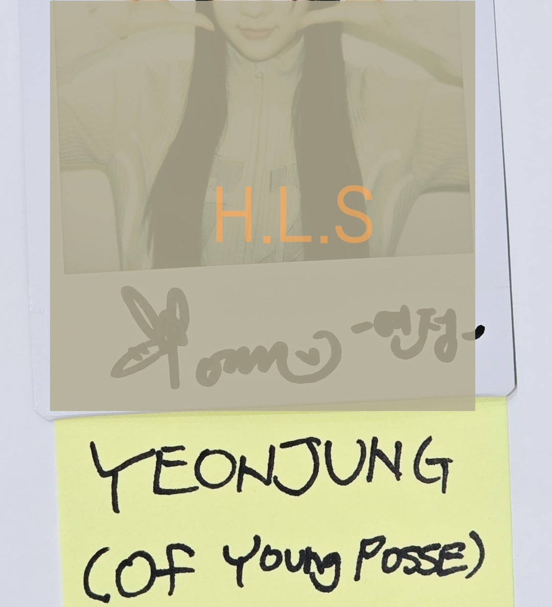YOUNG POSSE "XXL"  - Hand Autographed(Signed) Polaroid [24.3.28] - HALLYUSUPERSTORE