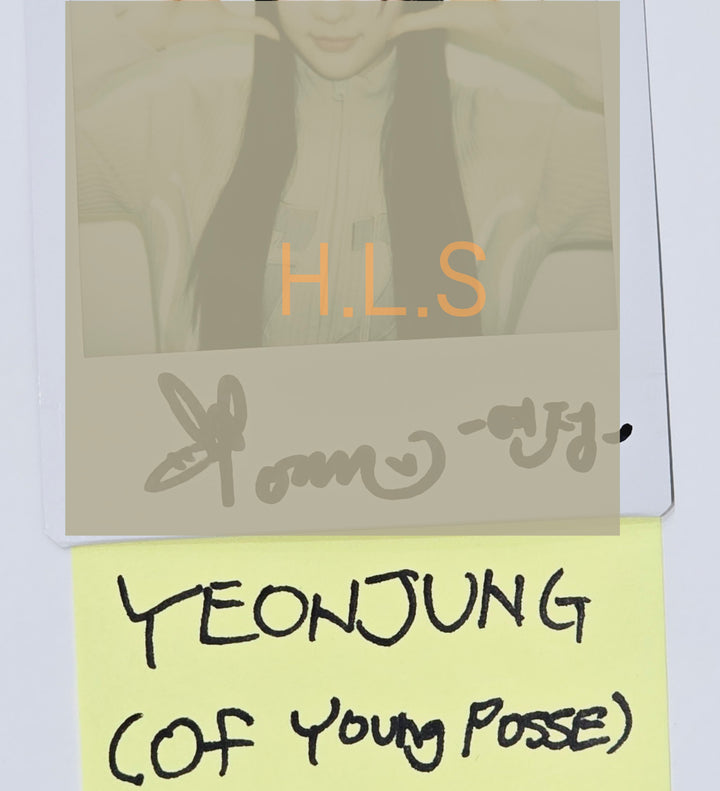 YOUNG POSSE "XXL"  - Hand Autographed(Signed) Polaroid [24.3.28] - HALLYUSUPERSTORE