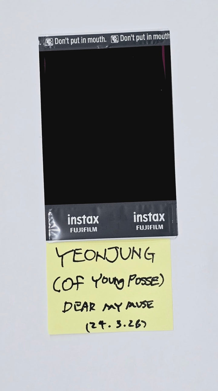 YOUNG POSSE "XXL"  - Hand Autographed(Signed) Polaroid [24.3.28] - HALLYUSUPERSTORE