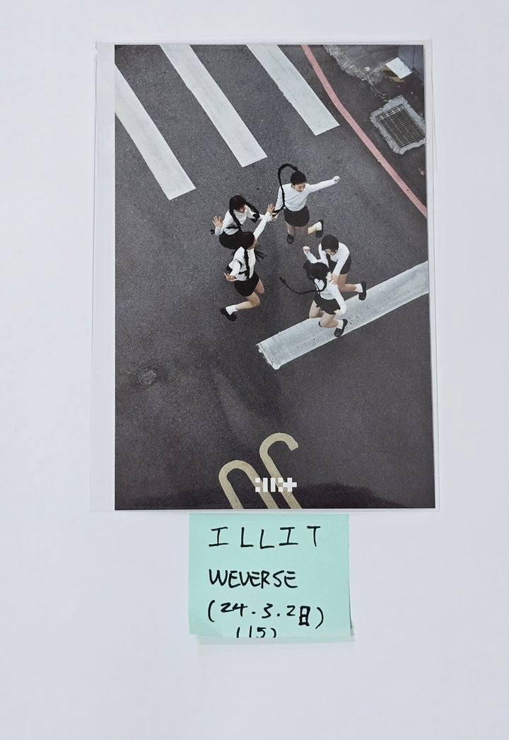 ILLIT "SUPER REAL ME" - Weverse Shop Pre-Order Benefit Postcard [24.3.28] - HALLYUSUPERSTORE