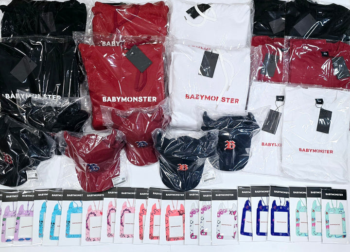 BABYMONSTER - "BABYMONS7ER" Pop-Up Store MD (Photocard Holder, Horn BallCap, T-Shirt, Hoodie) [24.4.1] (Restocked 4/8) - HALLYUSUPERSTORE