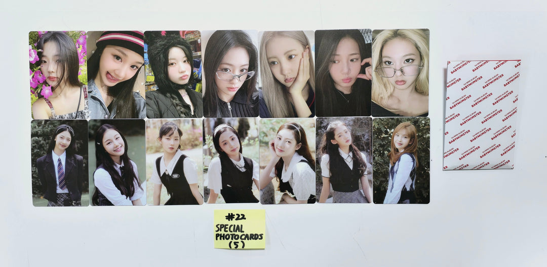 BABYMONSTER "BABYMONS7ER" - Official Photocard [YG Tag Album Ver.] [24.4.2] - HALLYUSUPERSTORE