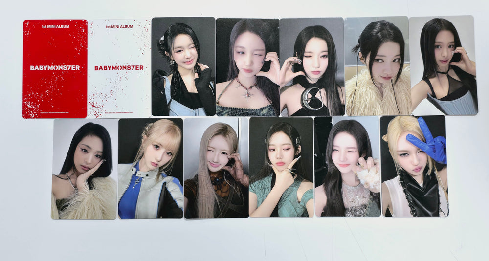 BABYMONSTER "BABYMONS7ER" - Official Photocard [24.4.2] - HALLYUSUPERSTORE