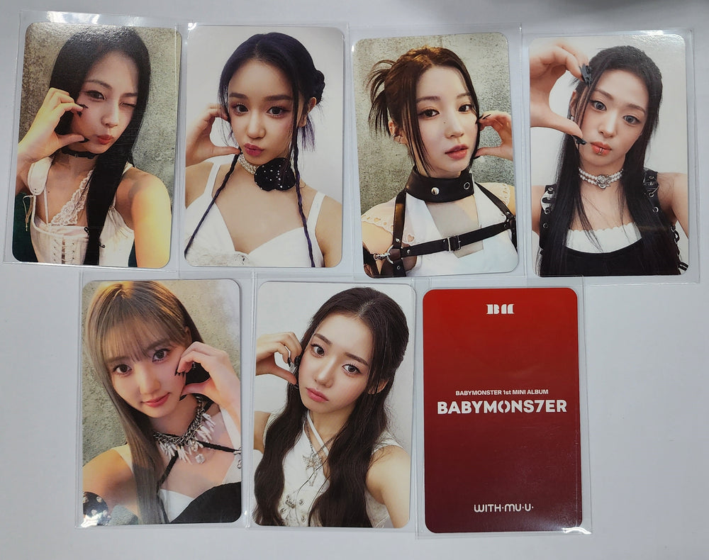 BABYMONSTER "BABYMONS7ER" - Withmuu Pre-Order Benefit Photocard [24.4.4] - HALLYUSUPERSTORE