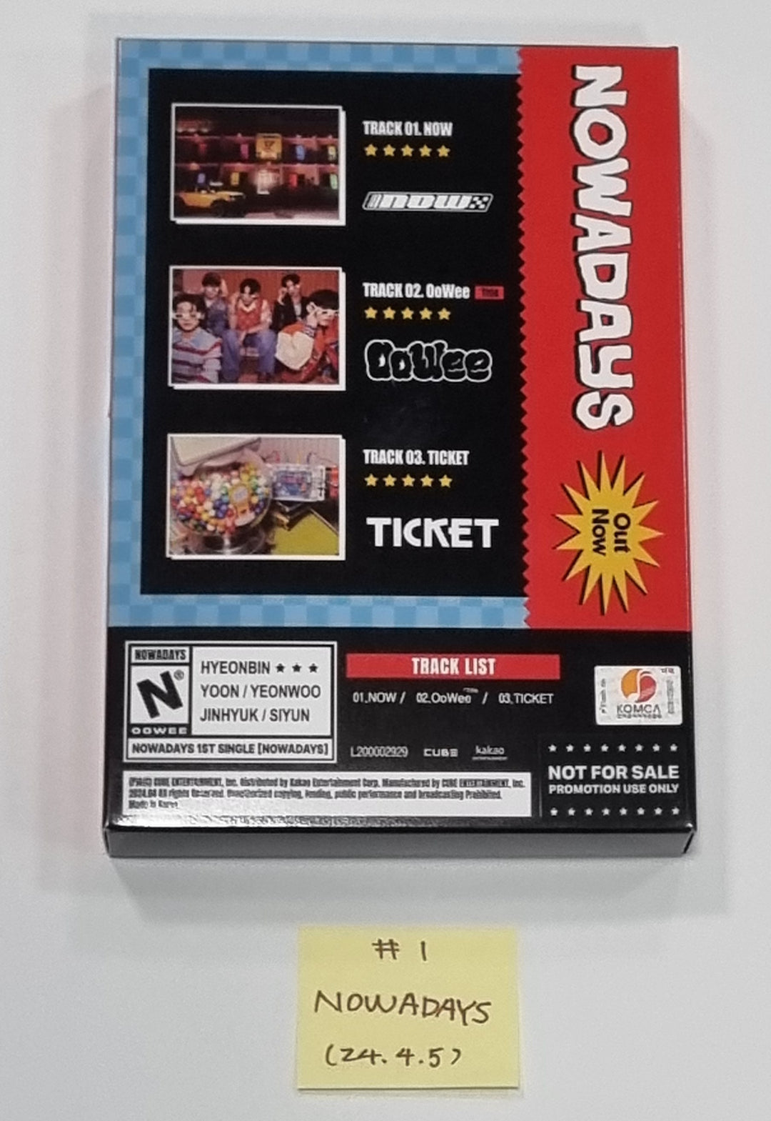 TXT "minisode 3: TOMORROW", KISS OF LIFE "Midas Touch", QWER "MANITO ", NOWADAYS "NOWADAYS" - Hand Autographed(Signed) Promo Album [24.4.5] - HALLYUSUPERSTORE
