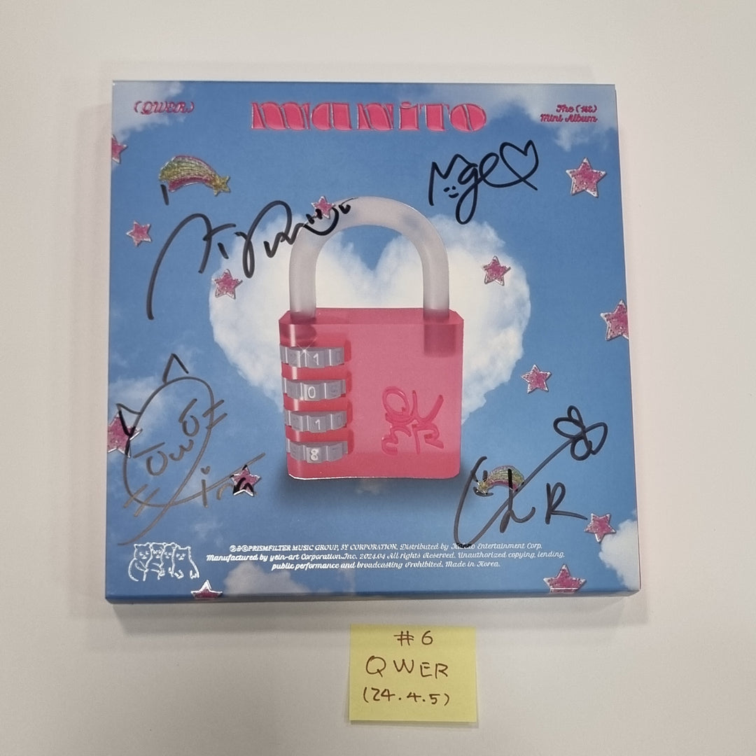 TXT "minisode 3: TOMORROW", KISS OF LIFE "Midas Touch", QWER "MANITO ", NOWADAYS "NOWADAYS" - Hand Autographed(Signed) Promo Album [24.4.5] - HALLYUSUPERSTORE