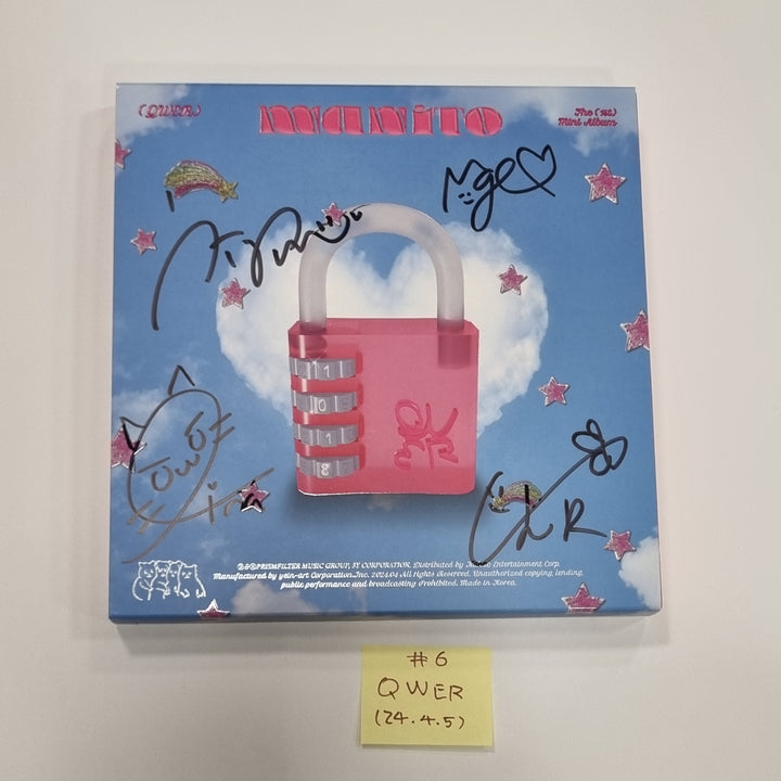 TXT "minisode 3: TOMORROW", KISS OF LIFE "Midas Touch", QWER "MANITO ", NOWADAYS "NOWADAYS" - Hand Autographed(Signed) Promo Album [24.4.5] - HALLYUSUPERSTORE