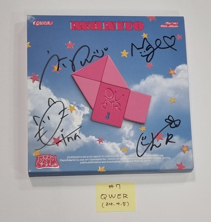 TXT "minisode 3: TOMORROW", KISS OF LIFE "Midas Touch", QWER "MANITO ", NOWADAYS "NOWADAYS" - Hand Autographed(Signed) Promo Album [24.4.5] - HALLYUSUPERSTORE