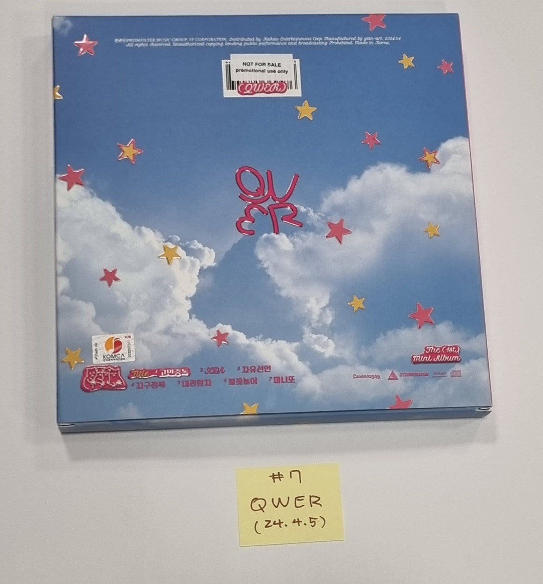 TXT "minisode 3: TOMORROW", KISS OF LIFE "Midas Touch", QWER "MANITO ", NOWADAYS "NOWADAYS" - Hand Autographed(Signed) Promo Album [24.4.5] - HALLYUSUPERSTORE