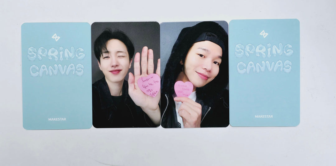 SEVENUS "SPRING CANVAS" - Makestar Fansign Event Photocard [24.4.8] - HALLYUSUPERSTORE