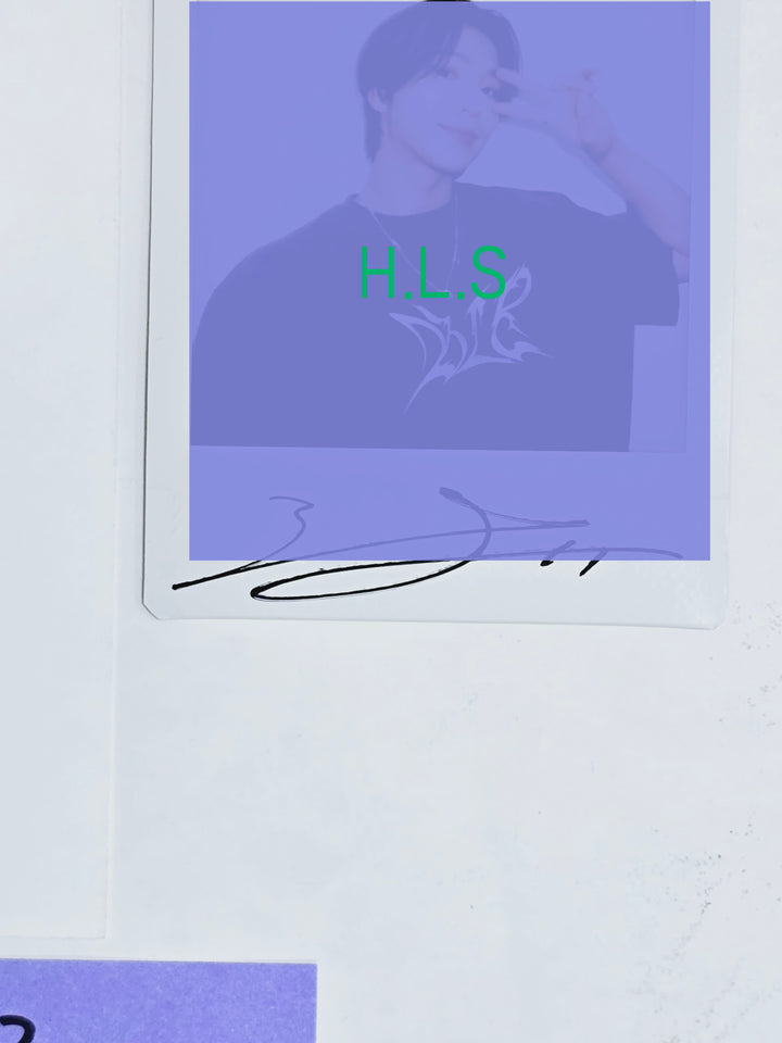 SEVENUS "SPRING CANVAS" - Hand Autographed(Signed) Polaroid, Postcard [24.4.8] - HALLYUSUPERSTORE