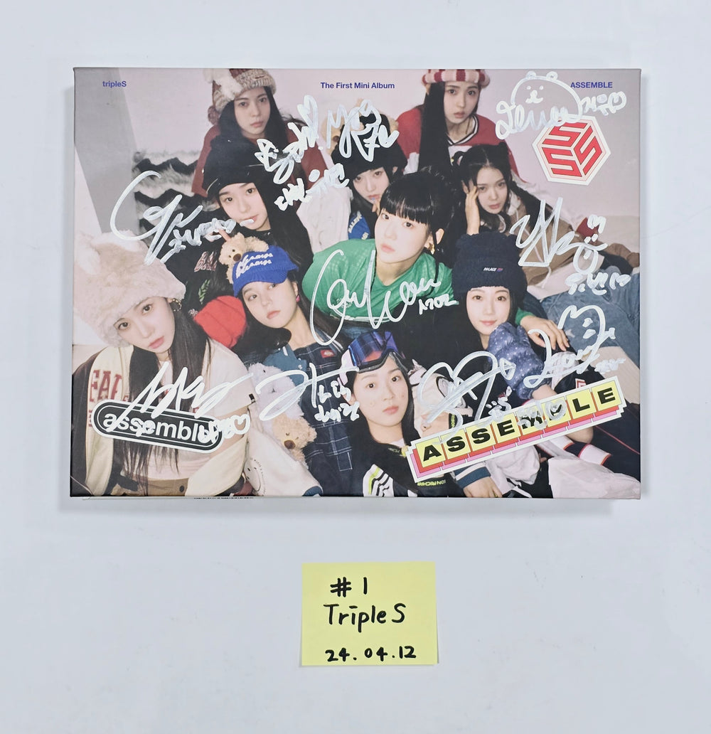 TRIPLES, IZONE, JEON SOMI, STAYC, KEP1ER, NMIXX, ODD EYE CIRCLE - Hand Autographed(Signed) Promo Album [24.4.12] - HALLYUSUPERSTORE