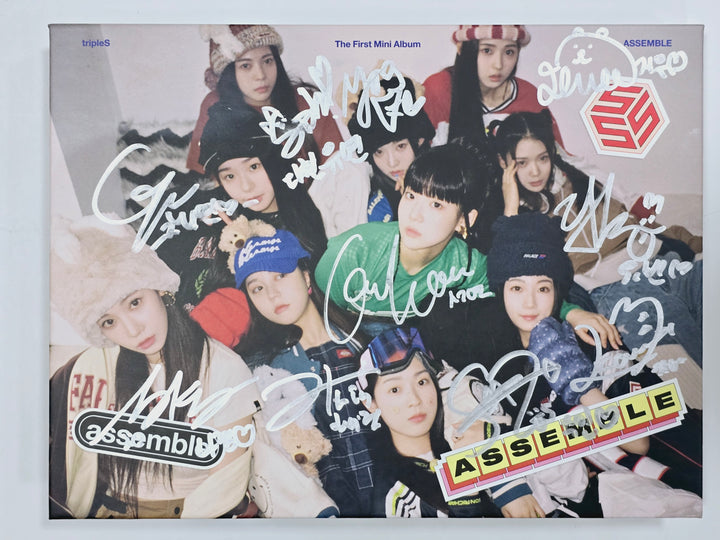 TRIPLES, IZONE, JEON SOMI, STAYC, KEP1ER, NMIXX, ODD EYE CIRCLE - Hand Autographed(Signed) Promo Album [24.4.12] - HALLYUSUPERSTORE