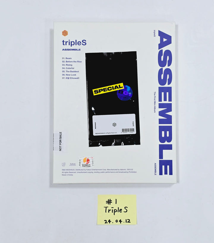 TRIPLES, IZONE, JEON SOMI, STAYC, KEP1ER, NMIXX, ODD EYE CIRCLE - Hand Autographed(Signed) Promo Album [24.4.12] - HALLYUSUPERSTORE