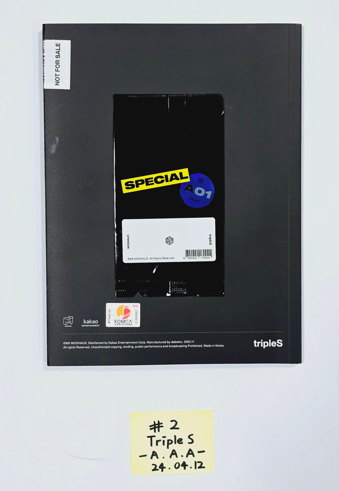 TRIPLES, IZONE, JEON SOMI, STAYC, KEP1ER, NMIXX, ODD EYE CIRCLE - Hand Autographed(Signed) Promo Album [24.4.12] - HALLYUSUPERSTORE
