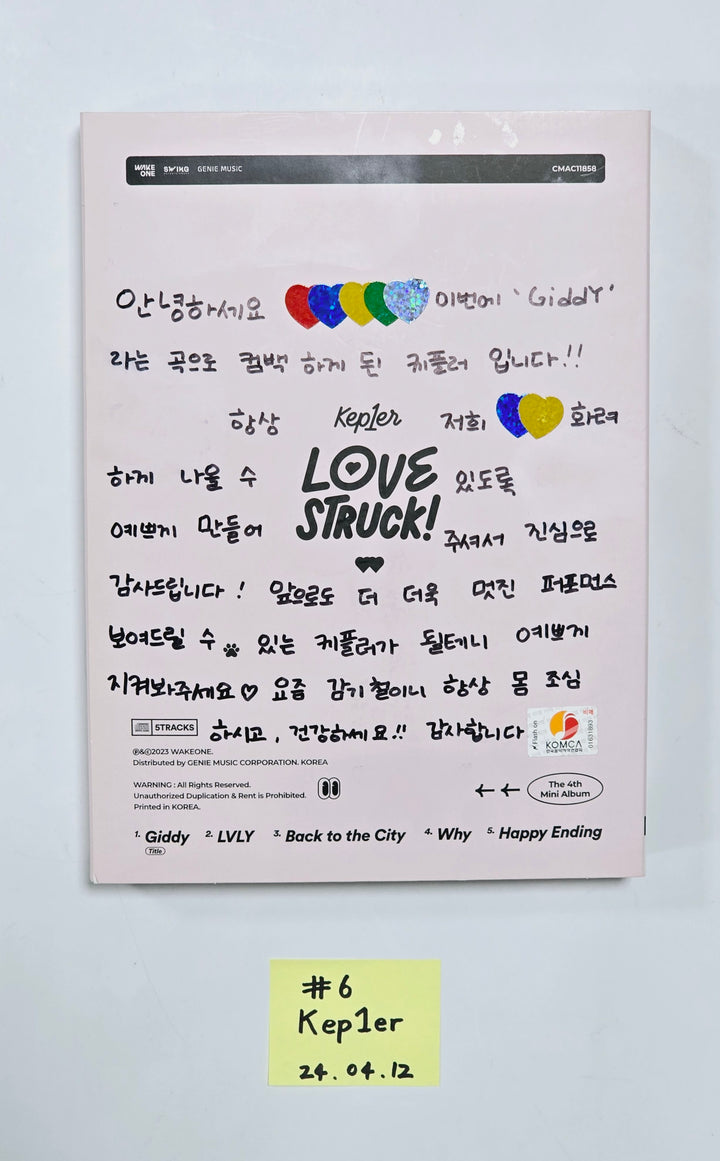TRIPLES, IZONE, JEON SOMI, STAYC, KEP1ER, NMIXX, ODD EYE CIRCLE - Hand Autographed(Signed) Promo Album [24.4.12] - HALLYUSUPERSTORE
