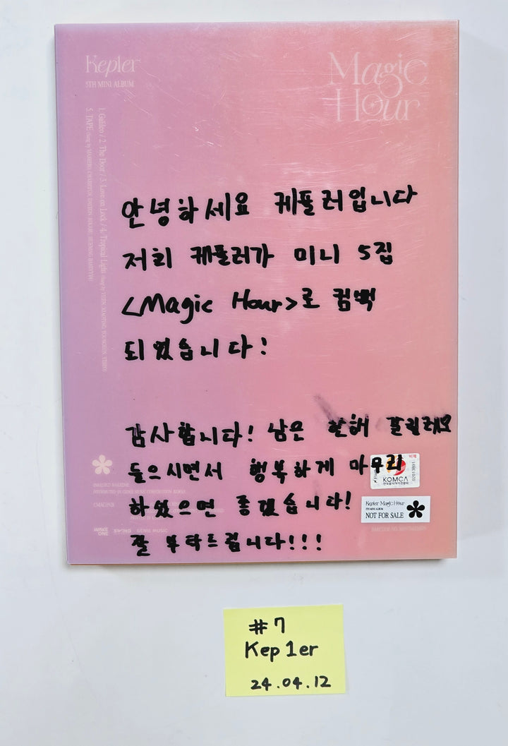 TRIPLES, IZONE, JEON SOMI, STAYC, KEP1ER, NMIXX, ODD EYE CIRCLE - Hand Autographed(Signed) Promo Album [24.4.12] - HALLYUSUPERSTORE