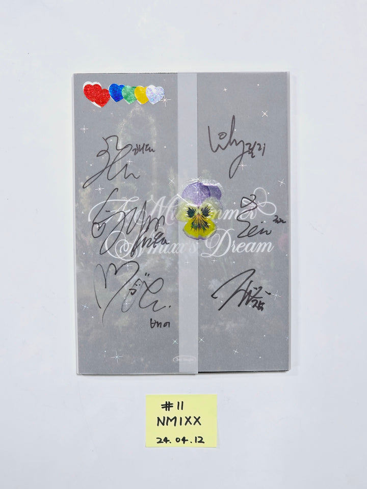 TRIPLES, IZONE, JEON SOMI, STAYC, KEP1ER, NMIXX, ODD EYE CIRCLE - Hand Autographed(Signed) Promo Album [24.4.12] - HALLYUSUPERSTORE