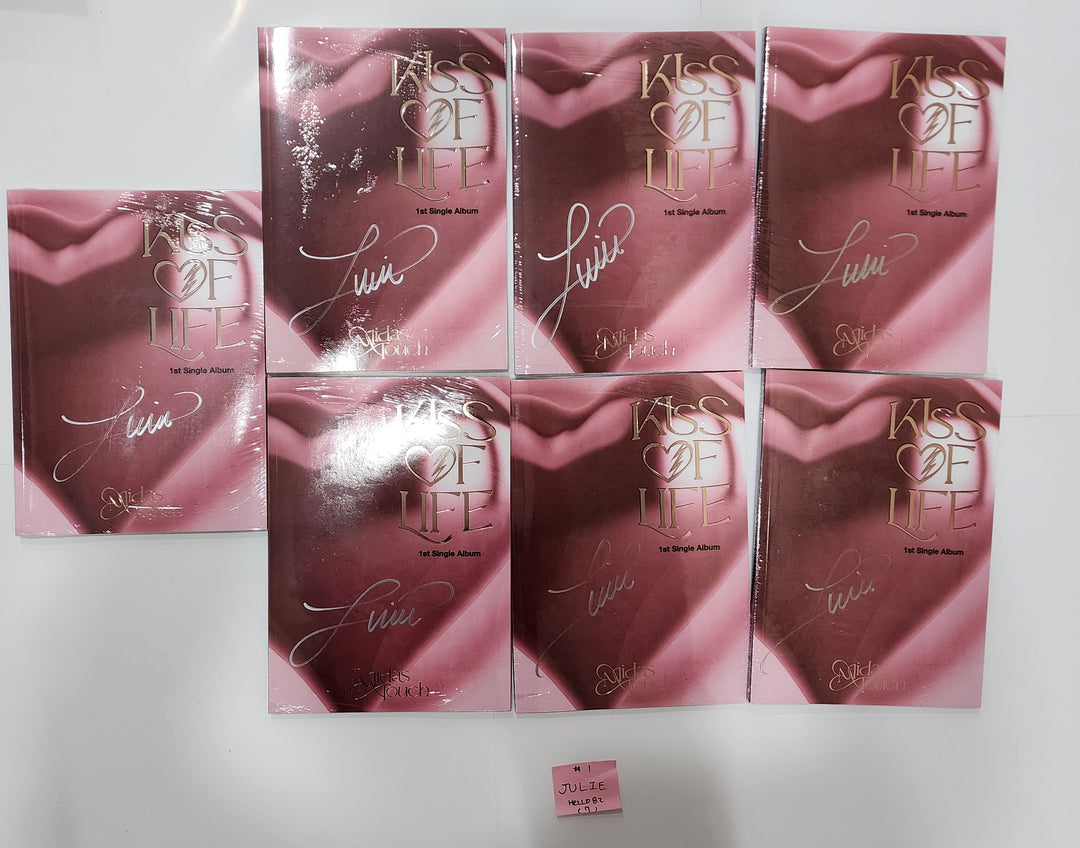 KISS OF LIFE "Midas Touch" - Hand Autographed(Signed) Album [24.4.15] - HALLYUSUPERSTORE