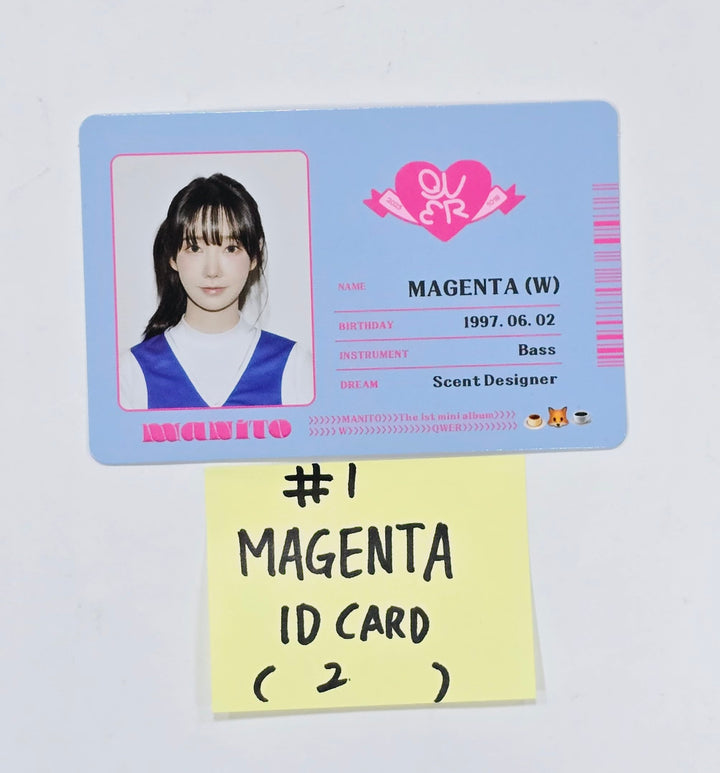 QWER "MANITO" - Official Photocard, ID Photo, ID Card [24.4.15] - HALLYUSUPERSTORE