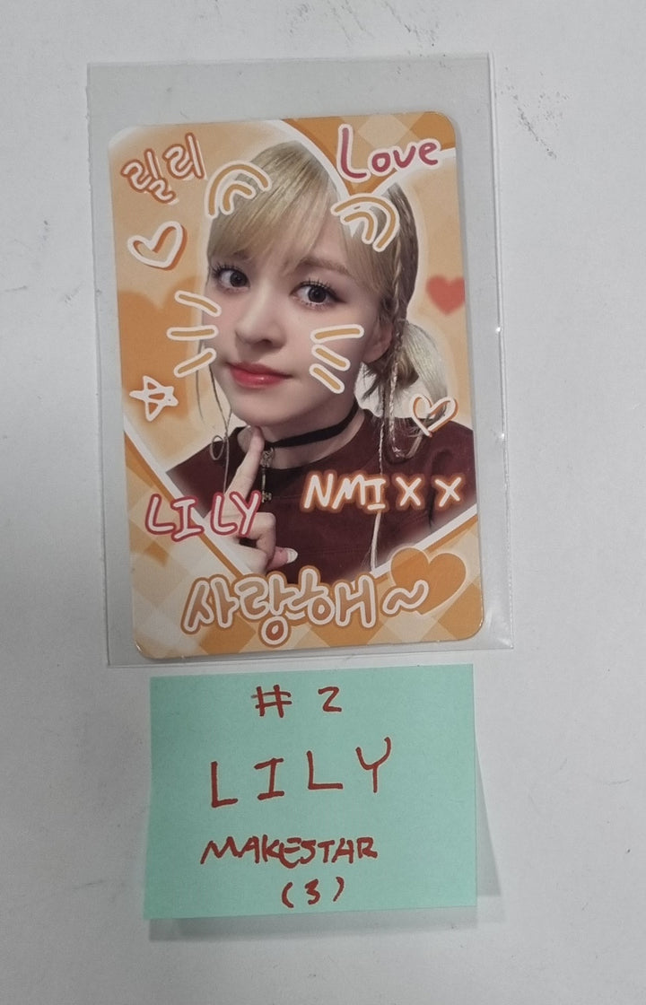 NMIXX "Fe3O4: BREAK" -  Makestar Lucky Draw Event Photocard [24.4.16] - HALLYUSUPERSTORE