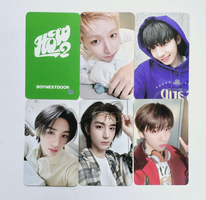 Boynextdoor  "HOW?" - Soundwave Lucky Draw Event Photocard [24.4.16] - HALLYUSUPERSTORE