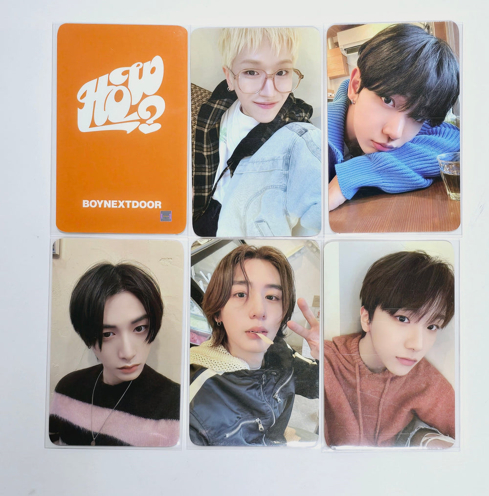 Boynextdoor  "HOW?" - M2U Lucky Draw Event Photocard [24.4.16] - HALLYUSUPERSTORE