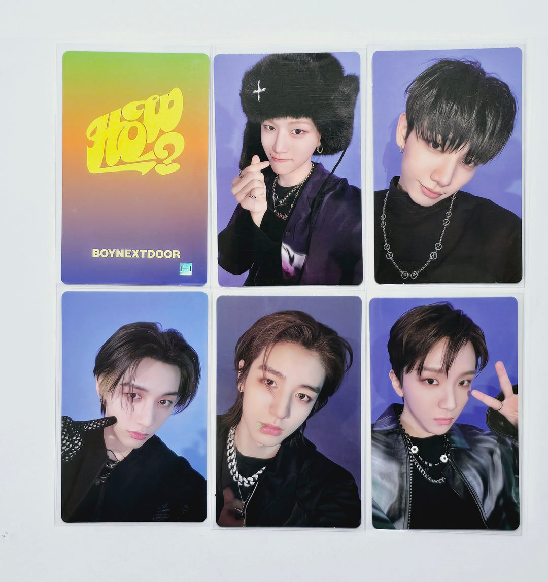 Boynextdoor  "HOW?" - Weverse Shop Lucky Draw Event Photocard [24.4.16] - HALLYUSUPERSTORE
