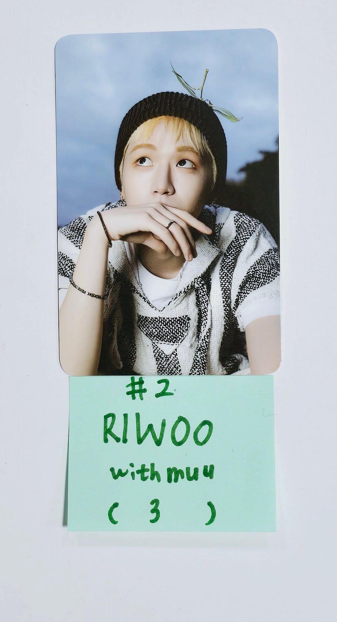 Boynextdoor  "HOW?" - Withmuu Pre-Order Benefit Photocard (Sticker Ver.) [24.4.16] - HALLYUSUPERSTORE