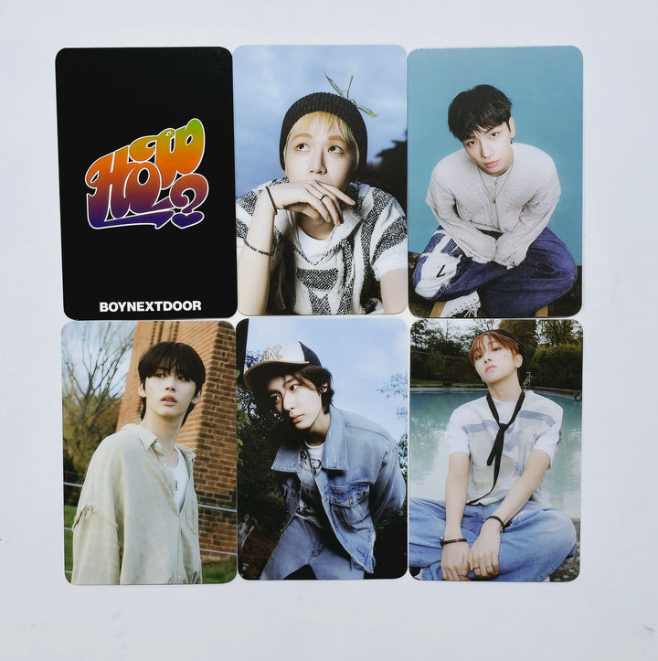 Boynextdoor  "HOW?" - Withmuu Pre-Order Benefit Photocard (Sticker Ver.) [24.4.16] - HALLYUSUPERSTORE