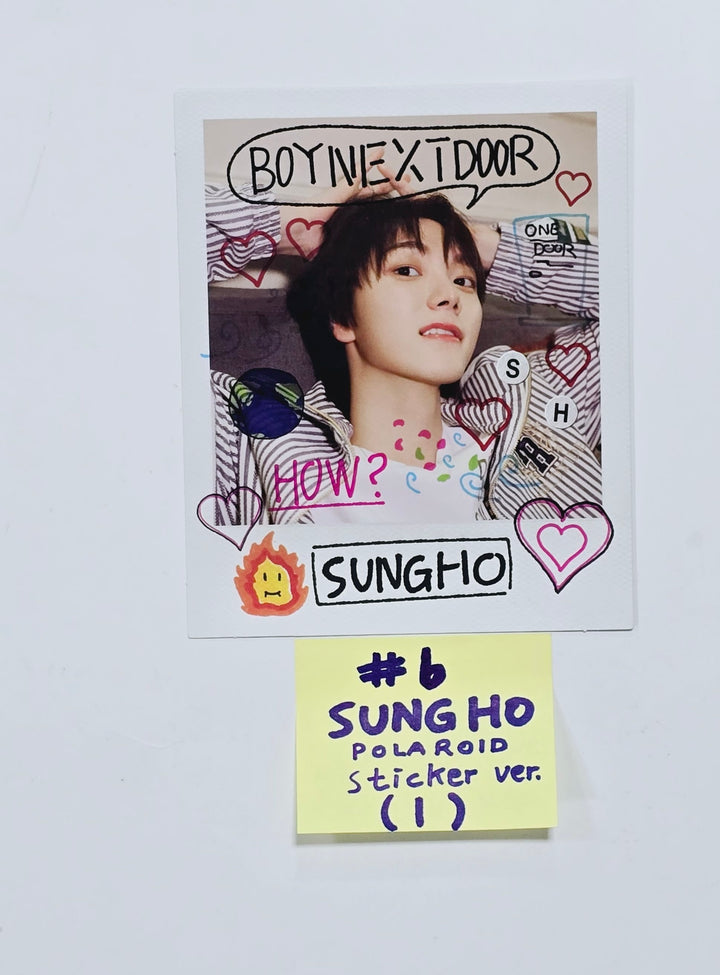 Boynextdoor  "HOW?" - Official Photocard [Sticker Ver.] [24.4.16] - HALLYUSUPERSTORE