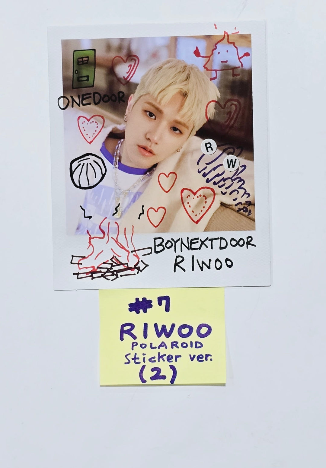 Boynextdoor  "HOW?" - Official Photocard [Sticker Ver.] [24.4.16] - HALLYUSUPERSTORE