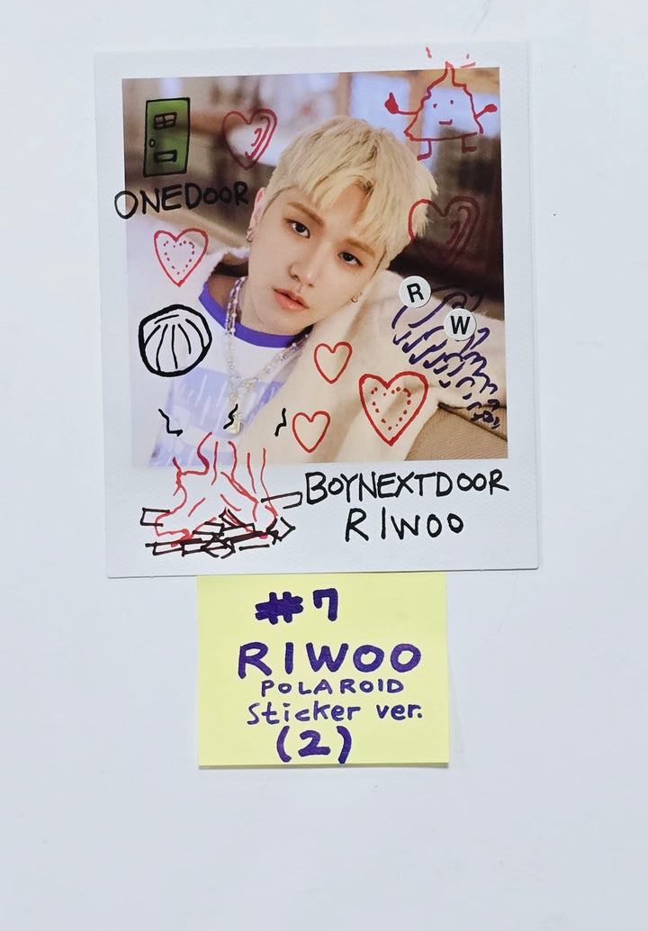 Boynextdoor  "HOW?" - Official Photocard [Sticker Ver.] [24.4.16] - HALLYUSUPERSTORE