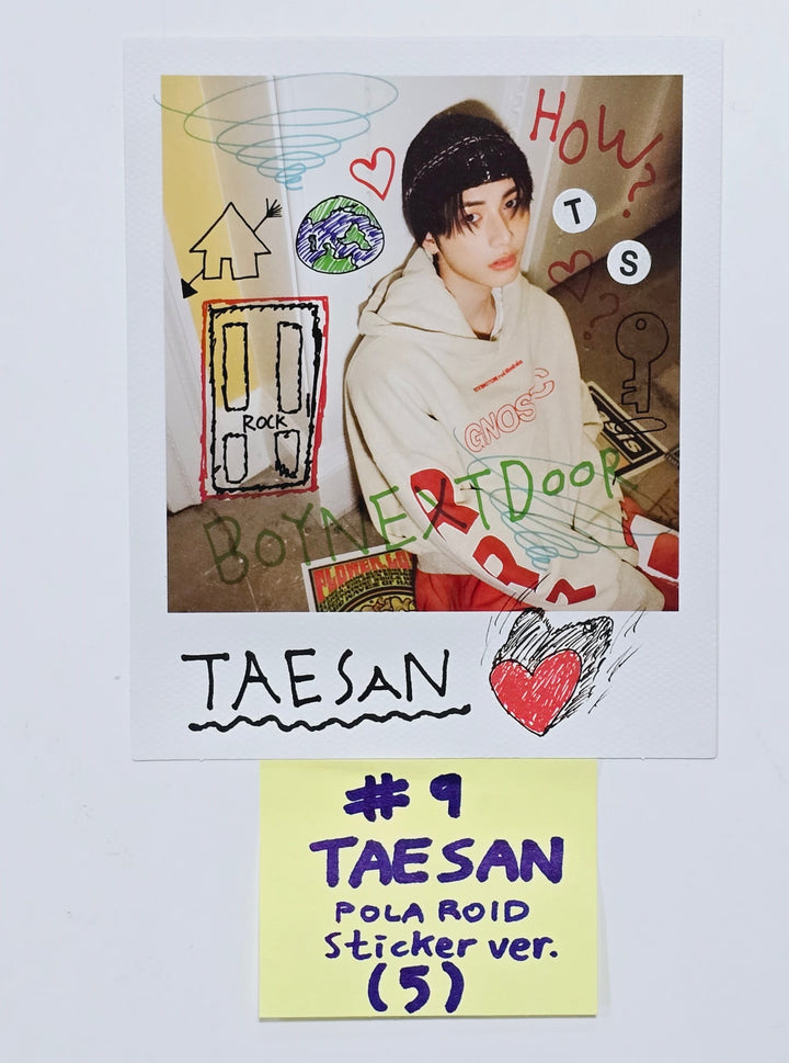 Boynextdoor  "HOW?" - Official Photocard [Sticker Ver.] [24.4.16] - HALLYUSUPERSTORE