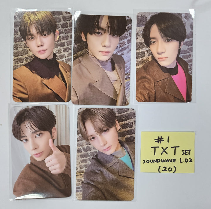 TXT "minisode 3: TOMORROW" - [Soundwave, M2U, Powerstation] Lucky Draw Event Photocards Set (5EA) Round 2 [24.4.19] - HALLYUSUPERSTORE