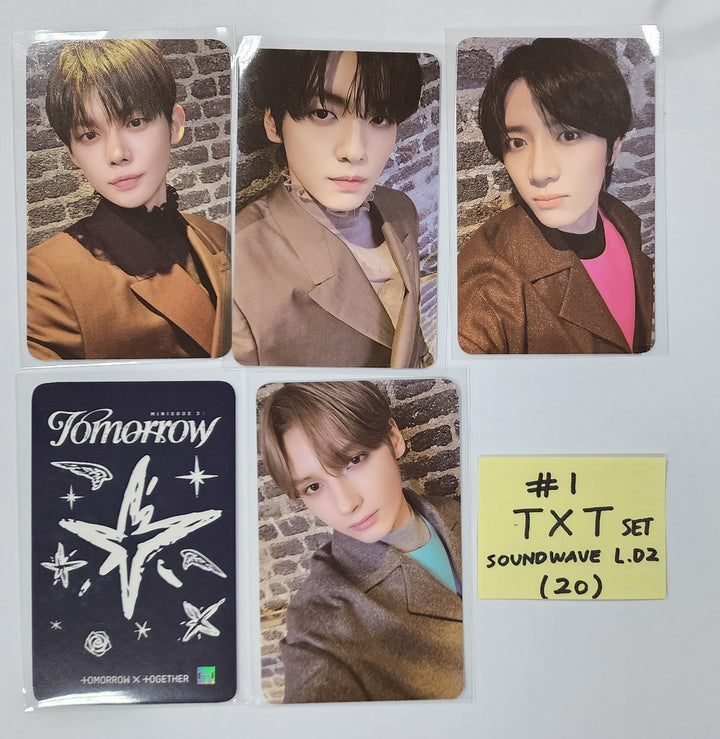 TXT "minisode 3: TOMORROW" - [Soundwave, M2U, Powerstation] Lucky Draw Event Photocards Set (5EA) Round 2 [24.4.19] - HALLYUSUPERSTORE