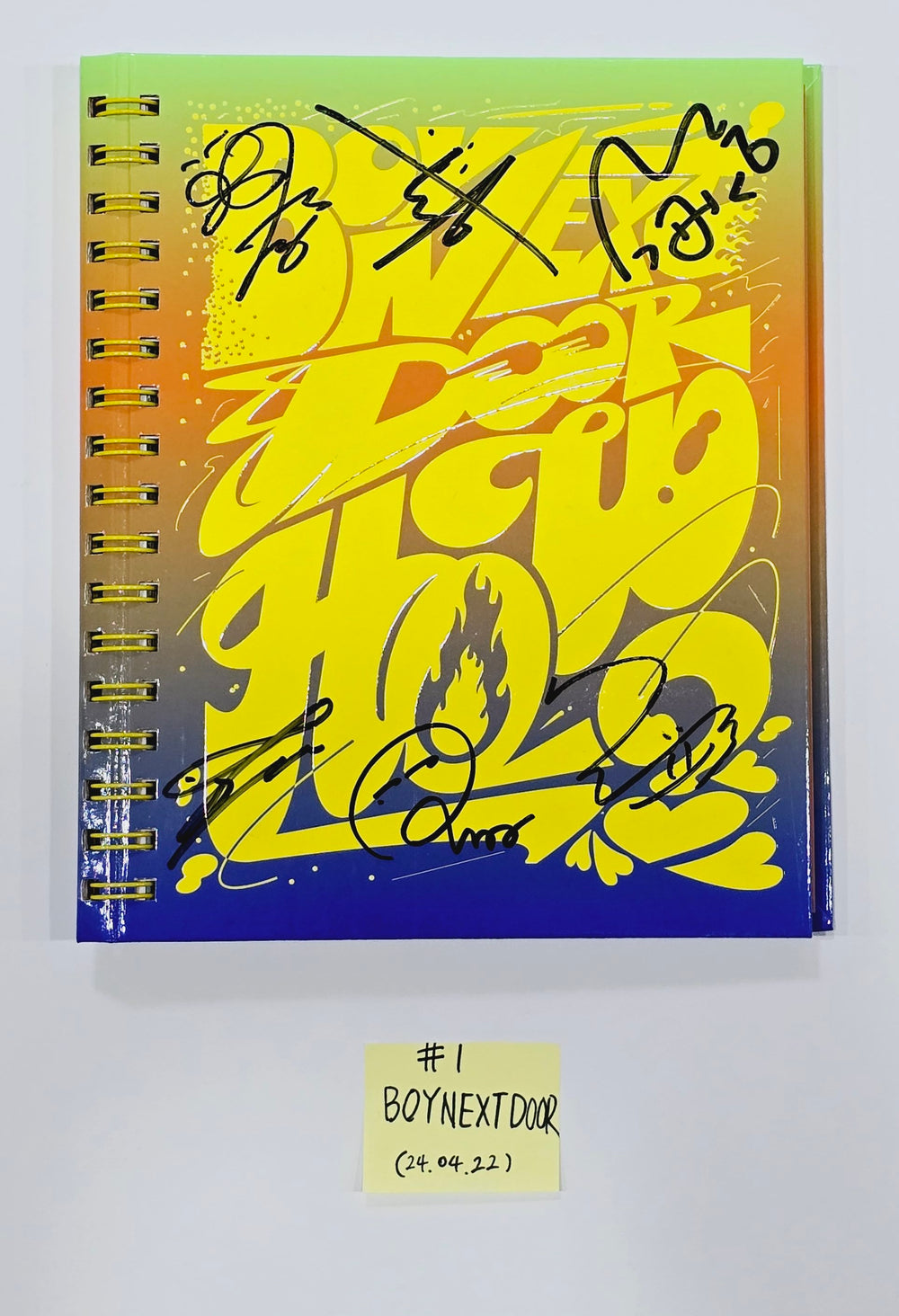 BOYNEXTDOOR "HOW?" - Hand Autographed(Signed) Promo Album [24.4.22] - HALLYUSUPERSTORE
