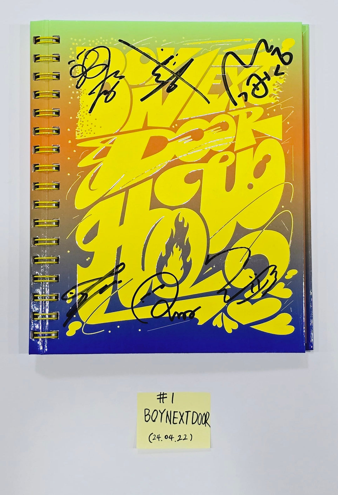 BOYNEXTDOOR "HOW?" - Hand Autographed(Signed) Promo Album [24.4.22] - HALLYUSUPERSTORE