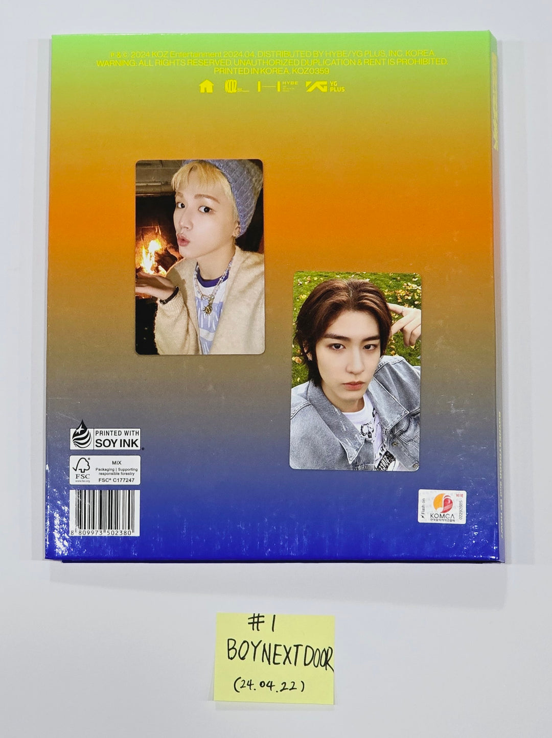 BOYNEXTDOOR "HOW?" - Hand Autographed(Signed) Promo Album [24.4.22] - HALLYUSUPERSTORE