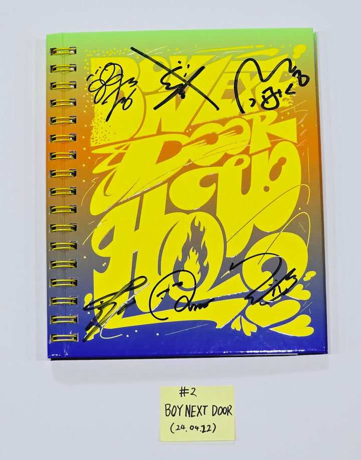 BOYNEXTDOOR "HOW?" - Hand Autographed(Signed) Promo Album [24.4.22] - HALLYUSUPERSTORE