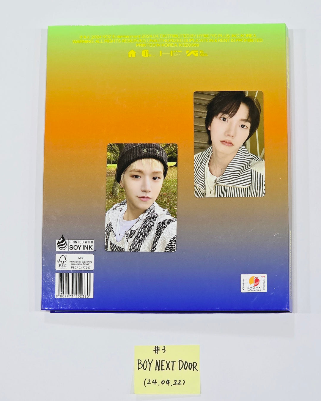 BOYNEXTDOOR "HOW?" - Hand Autographed(Signed) Promo Album [24.4.22] - HALLYUSUPERSTORE