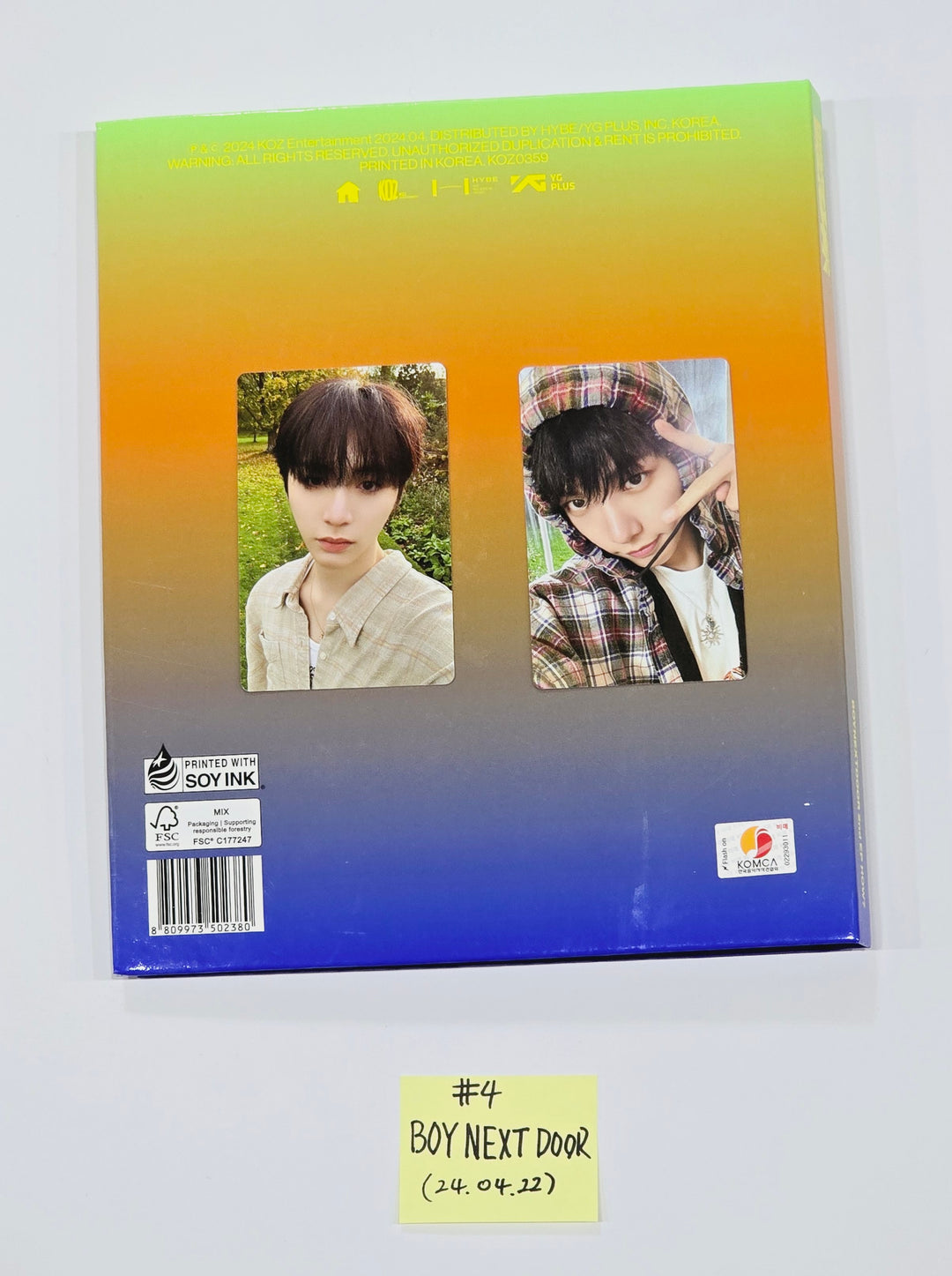 BOYNEXTDOOR "HOW?" - Hand Autographed(Signed) Promo Album [24.4.22] - HALLYUSUPERSTORE