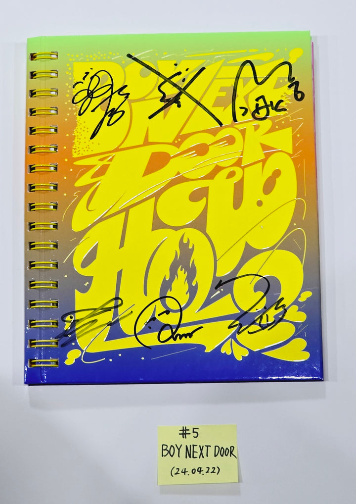 BOYNEXTDOOR "HOW?" - Hand Autographed(Signed) Promo Album [24.4.22] - HALLYUSUPERSTORE