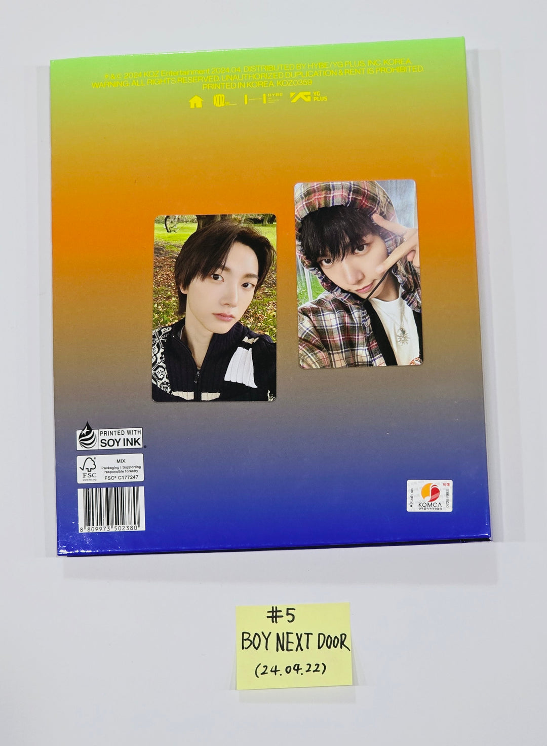 BOYNEXTDOOR "HOW?" - Hand Autographed(Signed) Promo Album [24.4.22] - HALLYUSUPERSTORE